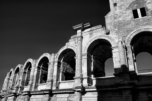 The Arles Amphitheatre - Les arches de l'Arènes by . SantiMB .