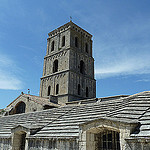 Arles, Eglise St Trophime - view from the roof cloister by Discours de Bayeux - Arles 13200 Bouches-du-Rhône Provence France