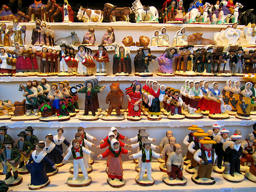 Santons de Provence - mini monde coloré by Pantchoa