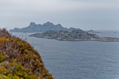 Ile de Jarre et ile Calseraigne vue depuis Callelongue by DB  Photography