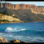 Vue de la falaise du Cap Canaille par Pantchoa - Cassis 13260 Bouches-du-Rhône Provence France