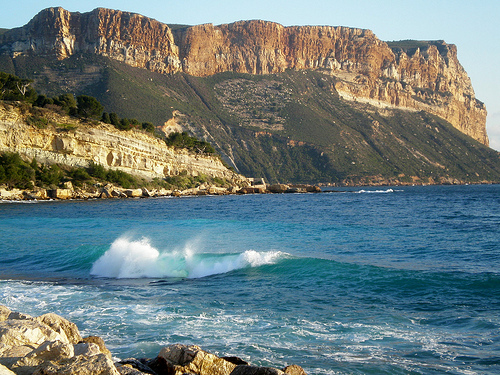 Vue de la falaise du Cap Canaille par Pantchoa