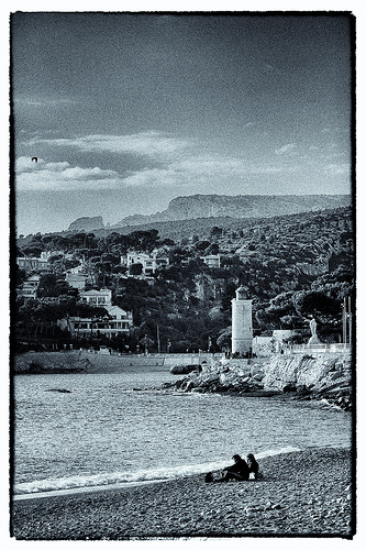 L'hiver s'estompe... plage de Cassis par Gabi Monnier