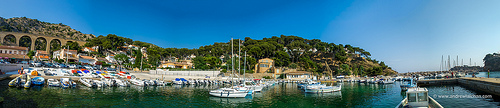 Panoramique du port et de la baie par alalchan