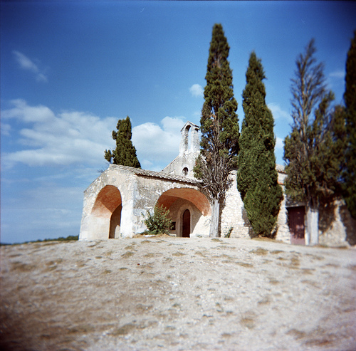 Chapelle Saint-Sixte (Holga) by schoeband