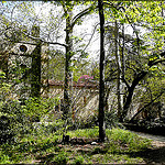 Parc de St Pons : L'abbaye cistercienne, cachée par la verdure par myvalleylil1 - Gémenos 13420 Bouches-du-Rhône Provence France