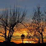 Soir de décembre. by bernard BONIFASSI - Les Baux de Provence 13520 Bouches-du-Rhône Provence France