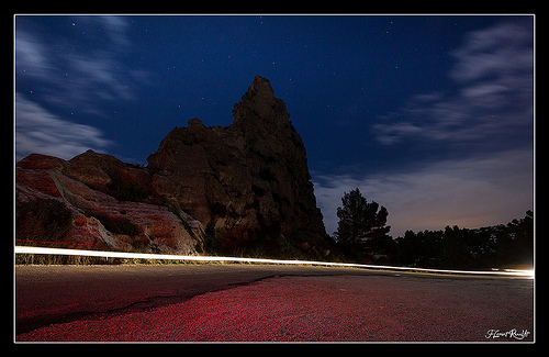 Alpilles at Night by NeoNature