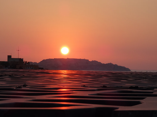 Marseille @ sunset - Le Mucem par Hélène_D