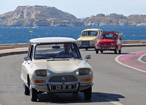 Voitures vintage à Marseille - Citroën Ami 8 par Maxofmars