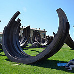 Parc du Pharo - Oeuvre de Bernar VENET par RarOiseau - Marseille 13000 Bouches-du-Rhône Provence France