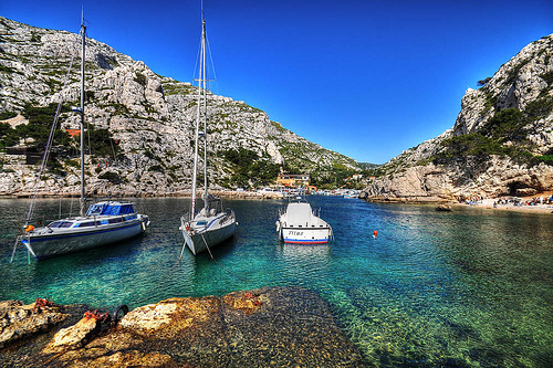 Calanque de Morgiou, Marseille. by marcovdz