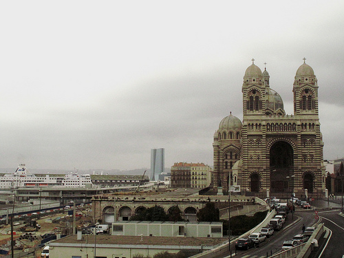 La Major, jour de pluie, Marseille par roderic alexis beyeler