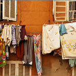 Marseille rustique : linge à sécher par jenrif - Marseille 13000 Bouches-du-Rhône Provence France