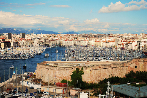 Marseille Harbor panorama "vieux port" par Laurice Photography