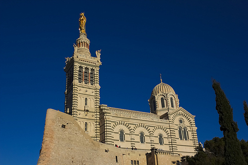 Notre Dame de la Garde : Facing the sun by SeldenVestrit