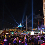 Notre Dame de la Garde drapée de lumière - Marseille 2013 : Opening Night par polbar - Marseille 13000 Bouches-du-Rhône Provence France