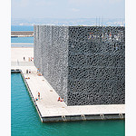 Le bloc / facade du musée Mucem par Dbredel81 - Marseille 13000 Bouches-du-Rhône Provence France