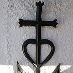 Croix de Camargue : gardian de la terre et marin réunis par le coeur par gab113 - Saintes Maries de la Mer 13460 Bouches-du-Rhône Provence France