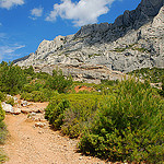 Sainte Victoire mountain, trail by Josiane D. - St. Antonin sur Bayon 13100 Bouches-du-Rhône Provence France