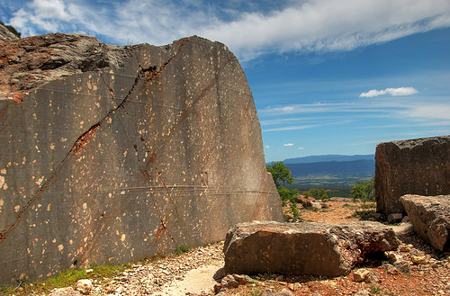 Old marble quarry in Ste Victoire mountain by Josiane D.