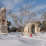 Glanum sous la Neige à St. Remy de Provence  by salva1745 - St. Rémy de Provence 13210 Bouches-du-Rhône Provence France