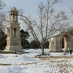 Glanum sous la neige by Cilions - St. Rémy de Provence 13210 Bouches-du-Rhône Provence France