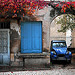 Automne en rouge et bleu à Saint Rémy by Boccalupo - St. Rémy de Provence 13210 Bouches-du-Rhône Provence France