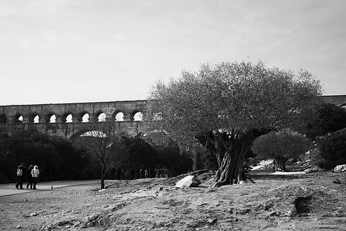 Aqueduc : Pont du Gard de Remoulins par Cilions