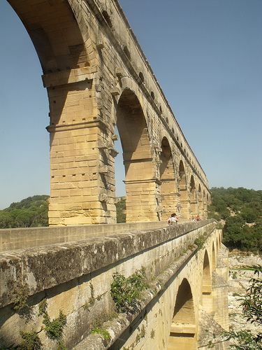 Pont du Gard Arches par george.f.lowe