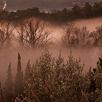 Brume sur l'Alzon par franc34 - Uzès 30700 Gard Provence France