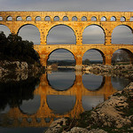 Pont du Gard en or par Boccalupo - Vers-Pont-du-Gard 30210 Gard Provence France