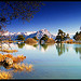 Reflets sur le Petit lac de Saint-Appolinaire by Patchok34 - St. Apollinaire 05160 Hautes-Alpes Provence France
