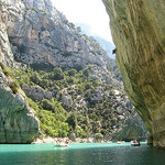 Entrance to the gorge du verdon by myvalleylil1 - Aiguines 83630 Var Provence France