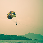 Parachute ascensionnel sur la côte par Macré stéphane - Bandol 83150 Var Provence France