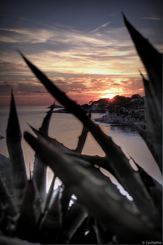 Coucher de soleil sur Bandol par cyrilgalline