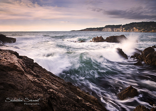 vagues avant l'impact by Sébastien Sirvent Photographie