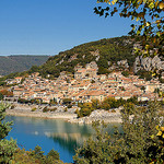 Bauduen : le village au bord de l'eau by Charlottess - Bauduen 83630 Var Provence France