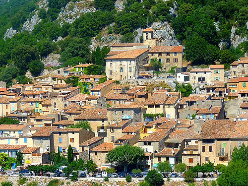 Les toits du Village de Bauduen par nic( o )