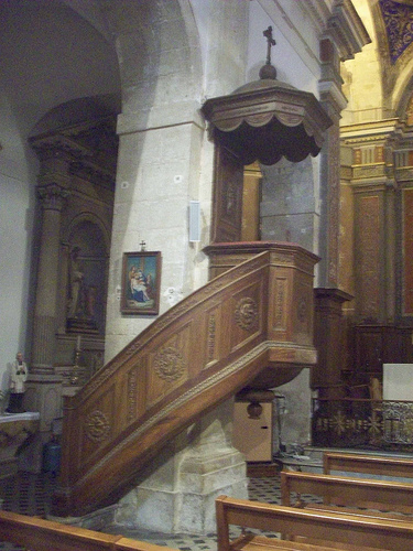 Chaire. Eglise de Belgentier, Var. by Only Tradition