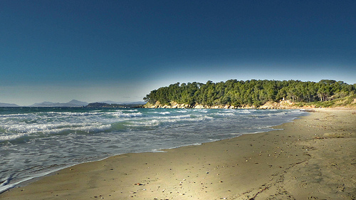 Plage de Brégançon : sable, mer... par mary maa