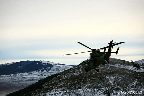 Exercice militaire avec LeTigre par jose nicolas photographe