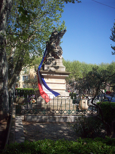 Journée de la Déportation. Monument aux morts, Gonfaron, Var. by Only Tradition