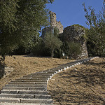 Marches vers le château par cpqs - Grimaud 83310 Var Provence France