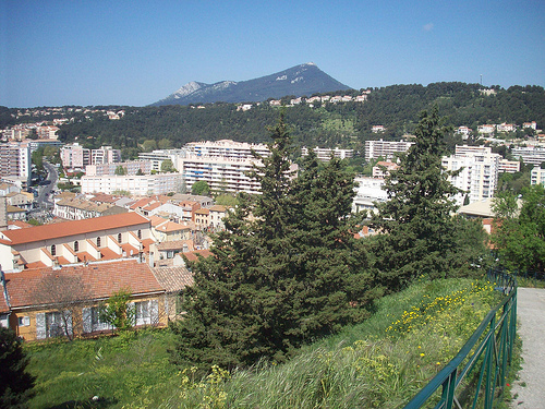 Vue sur La Garde, depuis le Rocher. Au fond, le mont Faron. La Garde, Var. by Only Tradition