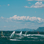 Mistral et Mer de surfeur by Macré stéphane - Le Brusc 83140 Var Provence France