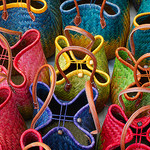 Baskets - at the market par Elisabeth85 {Way too busy} - Le Muy 83490 Var Provence France