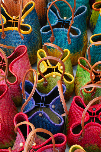 Baskets - at the market par Elisabeth85 {Way too busy}