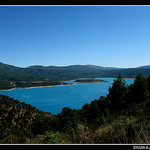 Vue sur le lac de Sainte-Croix by Sylvia Andreu - Les Salles sur Verdon 83630 Var Provence France