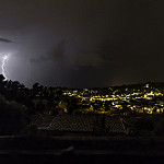 Derniers éclairs d'orage sur Ollioules by Par Jl Balesi - Ollioules 83190 Var Provence France